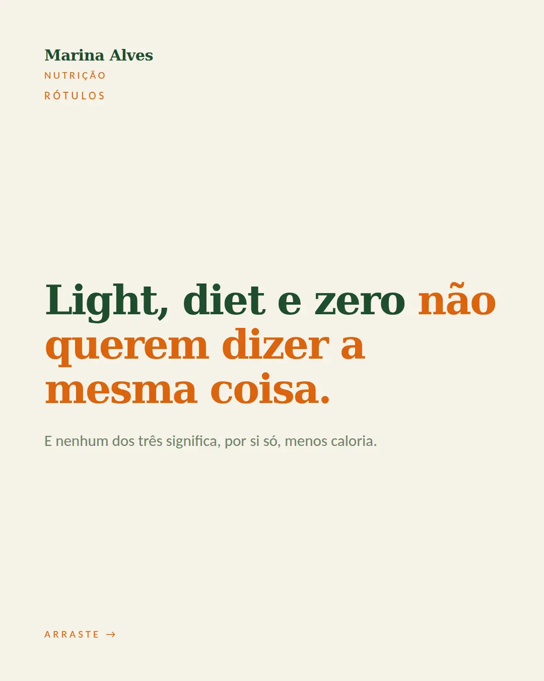 Capa de carrossel produzida para Nutrição